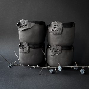 Cană NOTES black Aici Acum